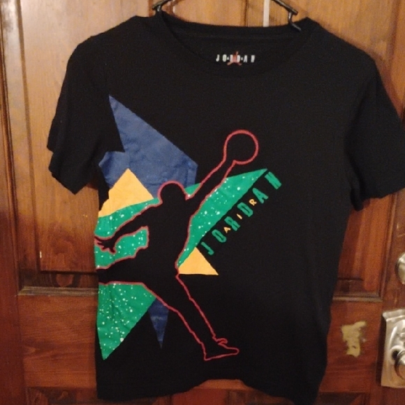 Jordan Other - Jordan Kids Black Tee with Colorful Graphic